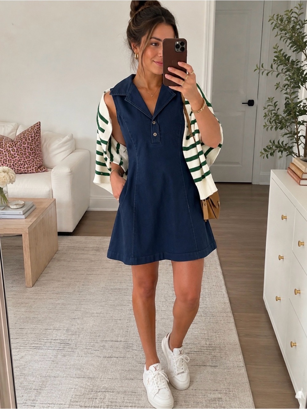 All That Jazz Sleeveless Jean Dress